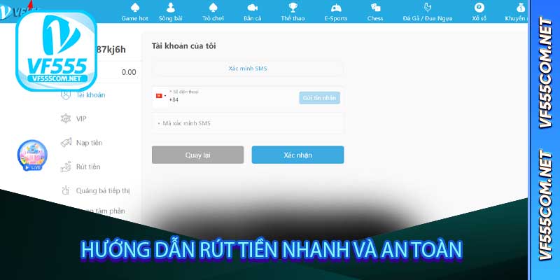Hướng dẫn rút tiền nhanh và an toàn