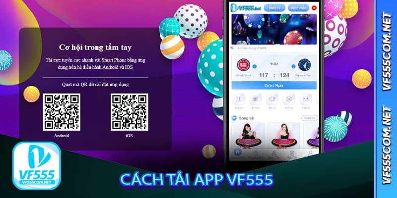 Cách Tải App vf555