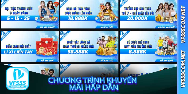 chương trình khuyến mãi hấp dẫn